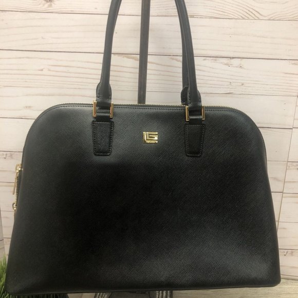 Authentic Guy Laroche Paris Saffiano Satchel Tote - Picture 1 of 12